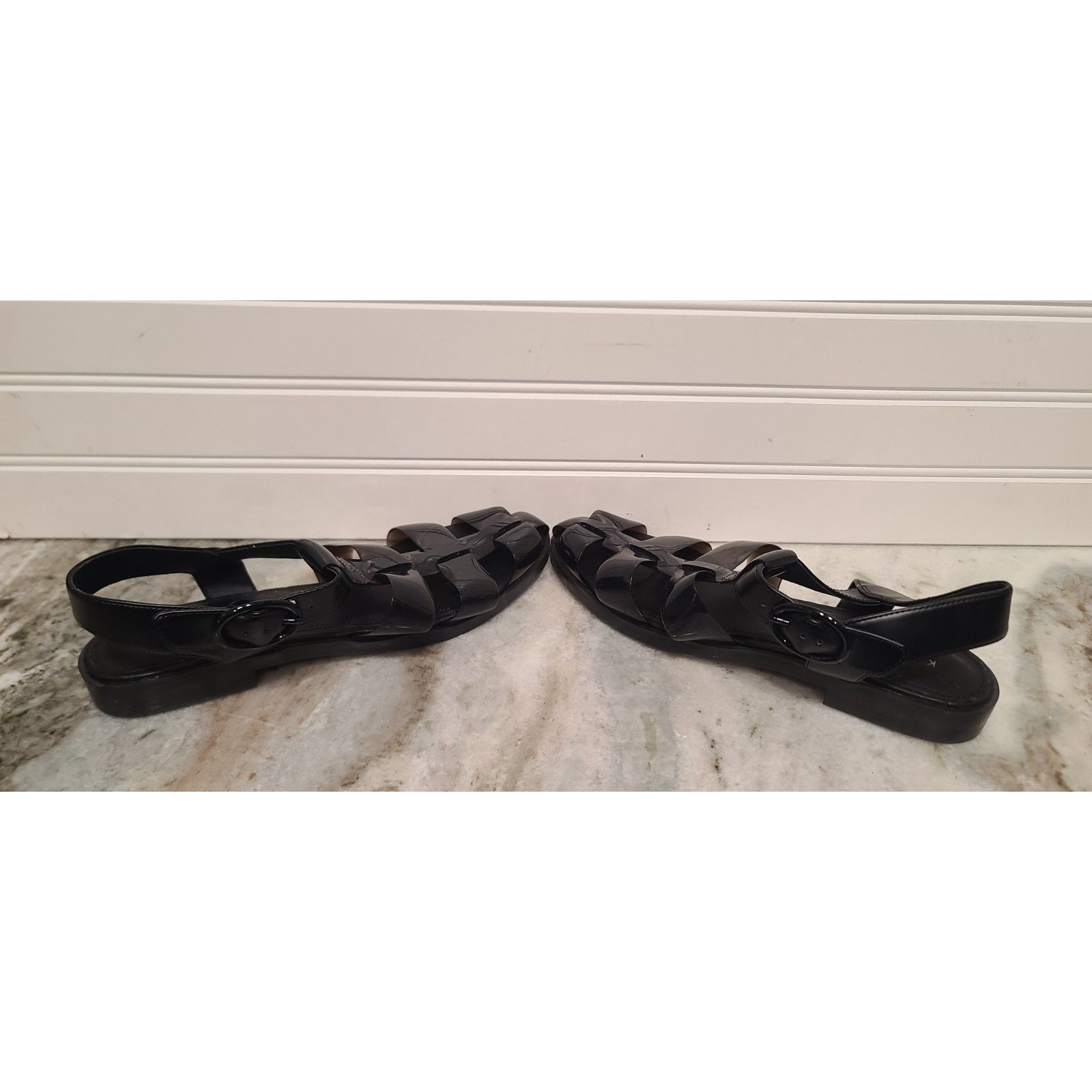 Katy Perry The Geli Fisherman Black Sandals Size 7.5 Nwt — image 3 of 7